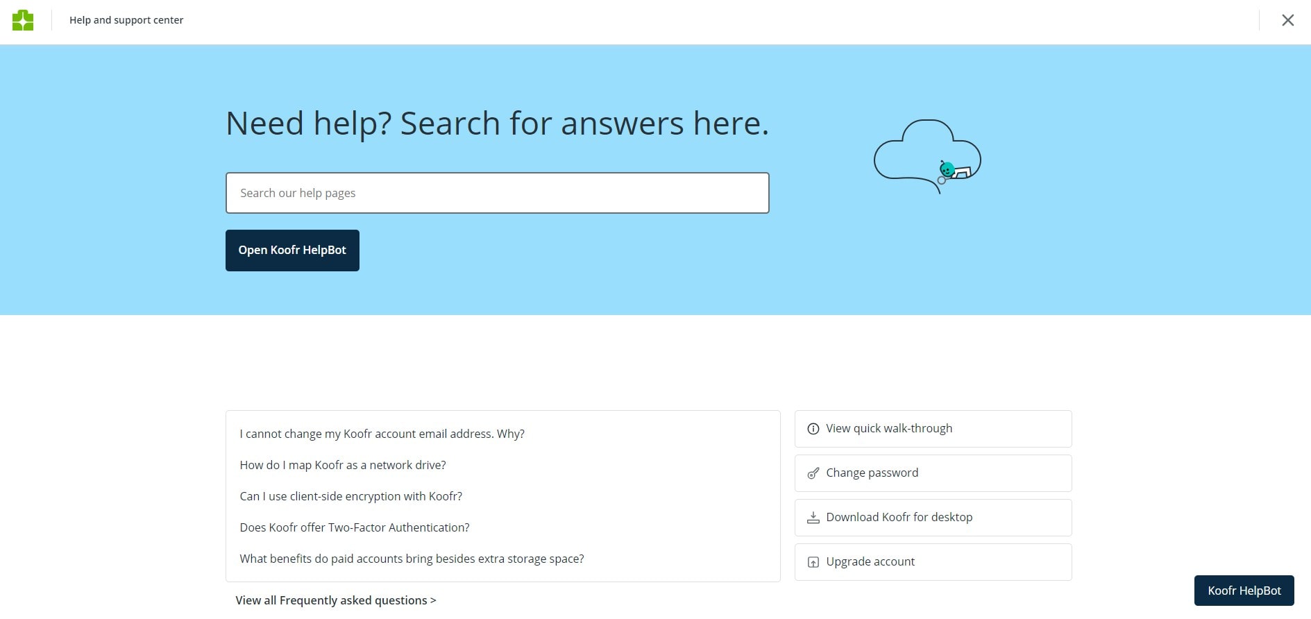 Additional Help is Available in the Help and Support