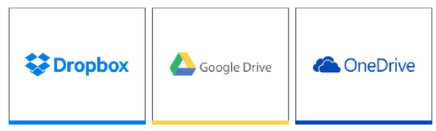 Connect Koofr with Google Drive, OneDrive or Dropbox