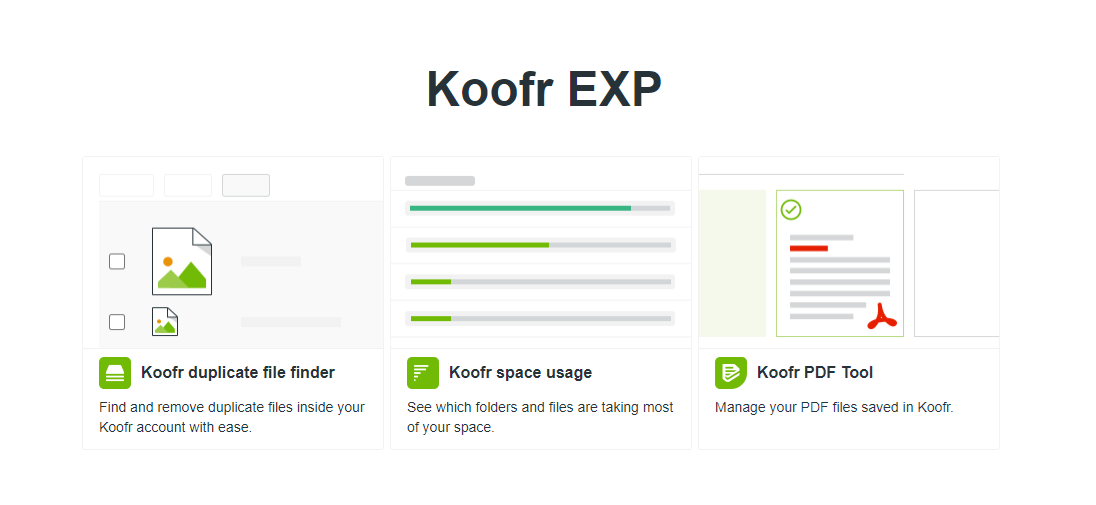 Koofr EXP preview