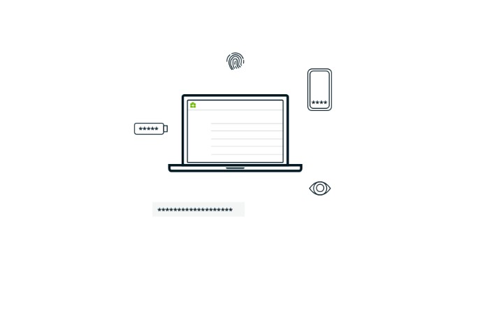 Screenshot passkey Koofr website
