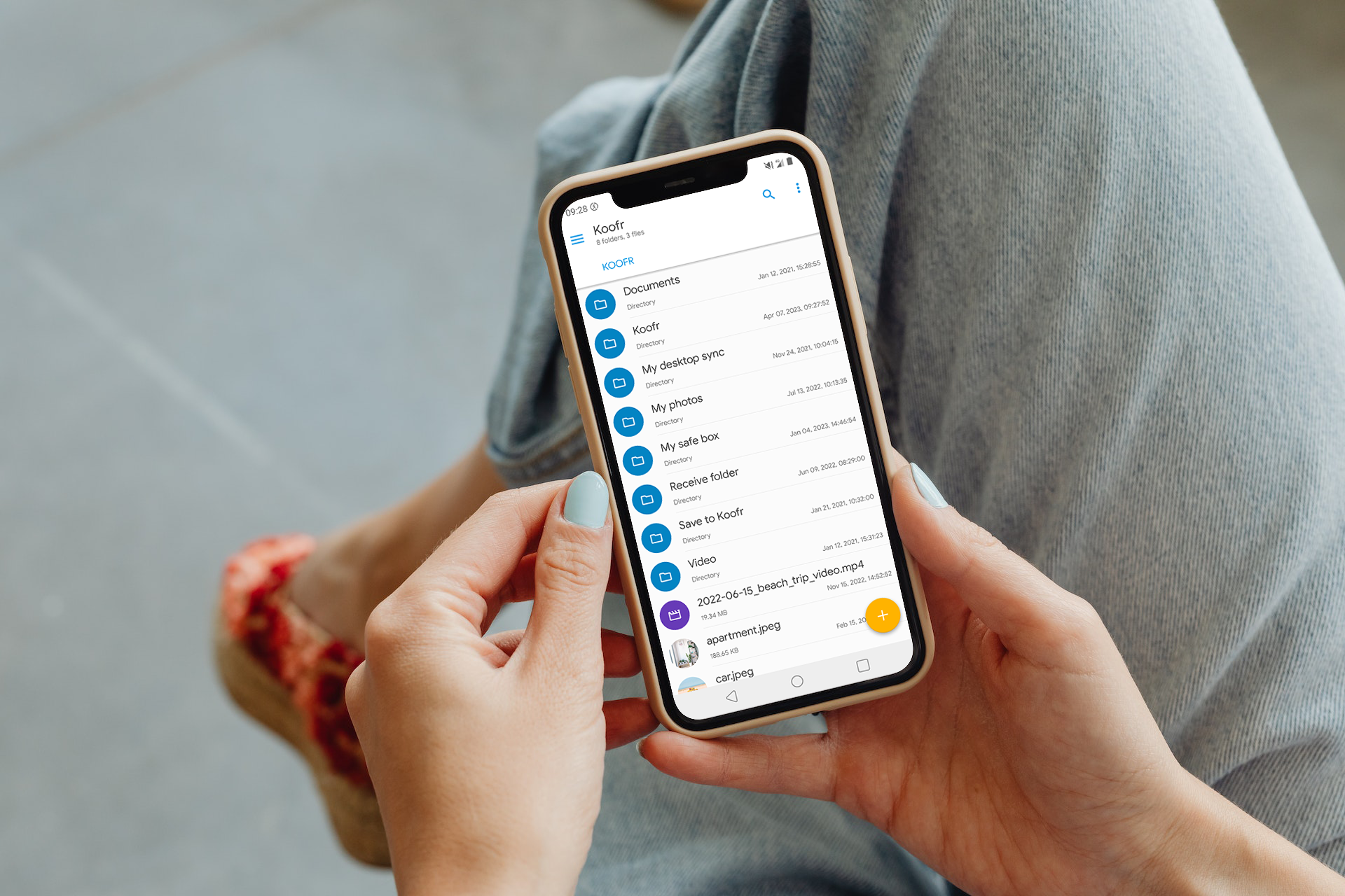 Set up a Connection to Koofr in Solid Explorer for Android and Huawei ...