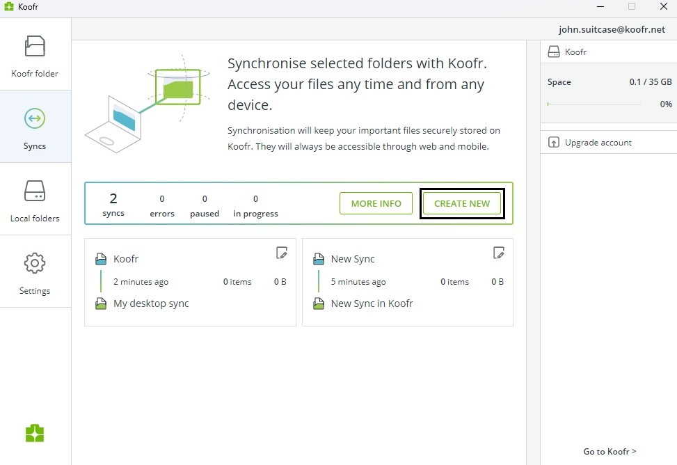 koofr sync folders with koofr desktop app - create new.jpg
