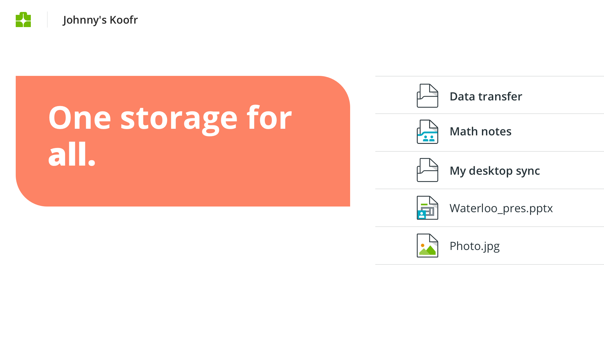 Koofr - One storage for all.